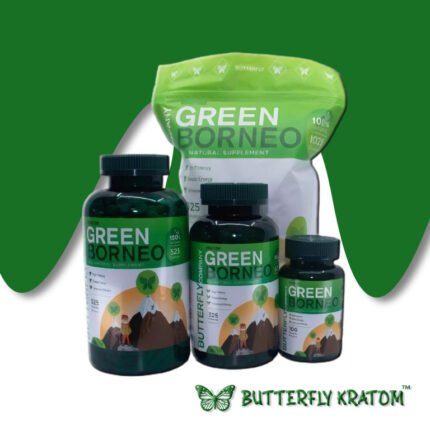 Green Borneo Kratom Capsules - Buy Now at Butterfly Kratom