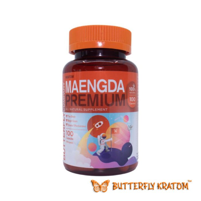 Maengda Premium Kratom Capsules - Buy Now at Butterfly Kratom - 100 Counts