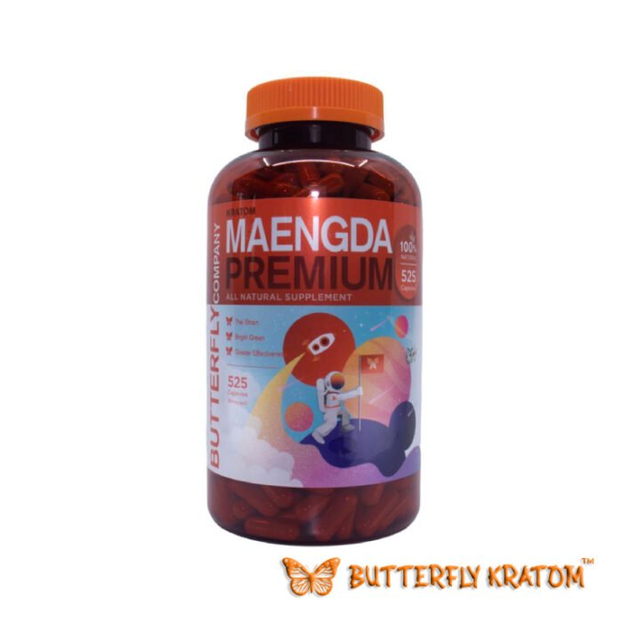 Maengda Premium Kratom Capsules - Buy Now at Butterfly Kratom - 525 Counts