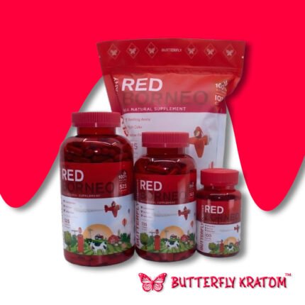 Red Borneo Kratom Capsules - Buy Now at Butterfly Kratom