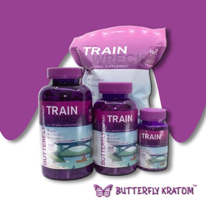 TrainWreck Kratom Capsules - Buy Now at Butterfly Kratom