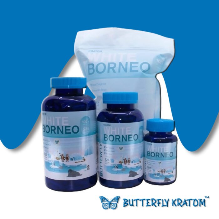 White Borneo Kratom Capsules - Buy Now at Butterfly Kratom