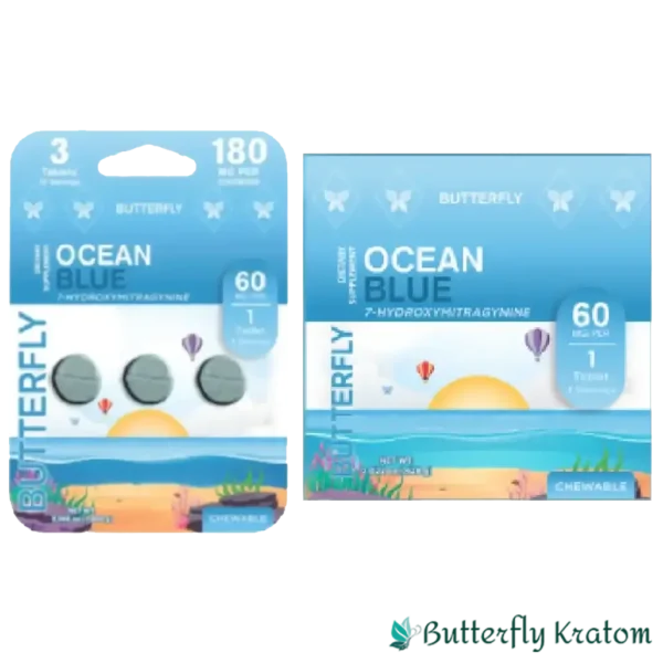 Buy Ocean Blue | Fast-Acting 7OH Kratom Tablets | USA