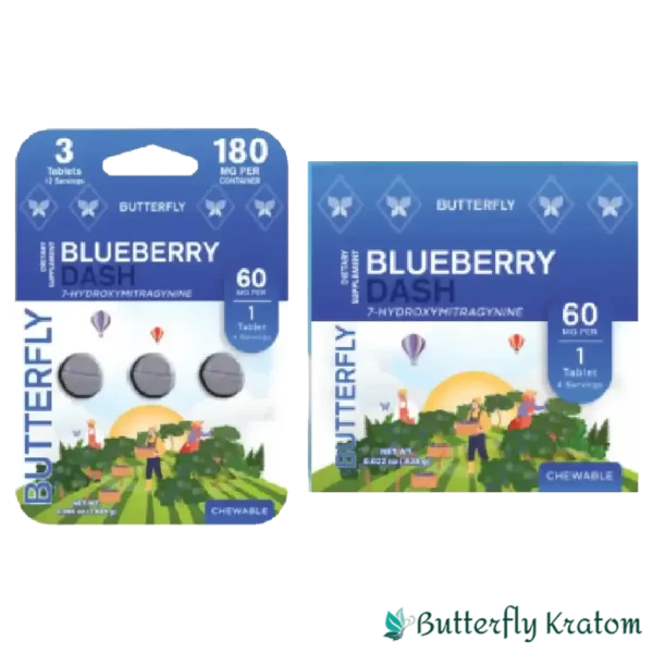 Buy Blueberry Dash | 7OH Kratom Tablets Online | USA