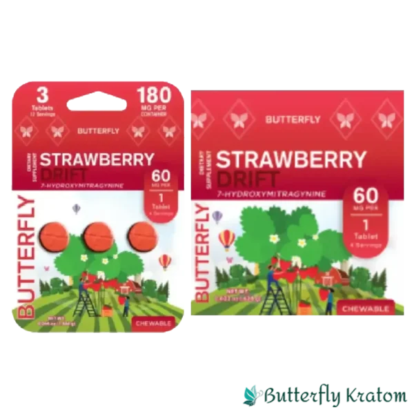 Buy Strawberry Drift | 7OH Kratom Tablets | USA